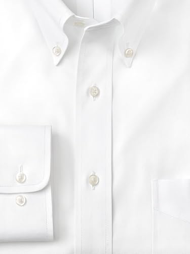 Men's Non-Iron 2-Ply Cotton Button Down Collar Dress Shirt