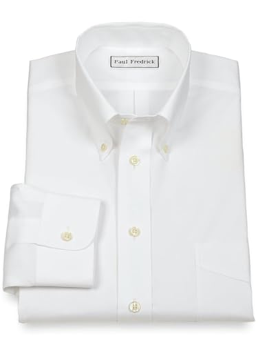 Men's Non-Iron 2-Ply Cotton Button Down Collar Dress Shirt