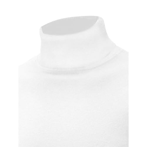 Mens Casual Slim Fit Basic Shirt Knitted Lightweight Pullover Turtleneck Sweater