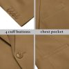 Men's Casual Blazer Lightweight Sport Coat One Button Suit Jacket
