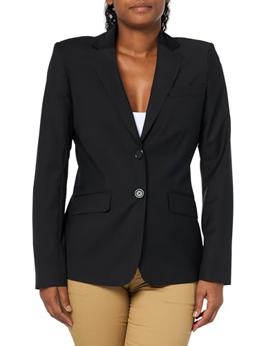Women's Two Button Notch Lapel Lightweight Explorer Wool Jacket