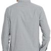Men's Wrinkle Resistant Long Sleeve Button Front Shirt