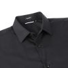 Mens Dress Shirt Easy Care Slim Fit Long Sleeve Cotton Stretch Button Down Shirt
