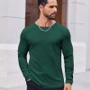 Thermal Shirts for Men Long Sleeve T Shirt Casual Basic Shirts Stretch Crew Neck Undershirts