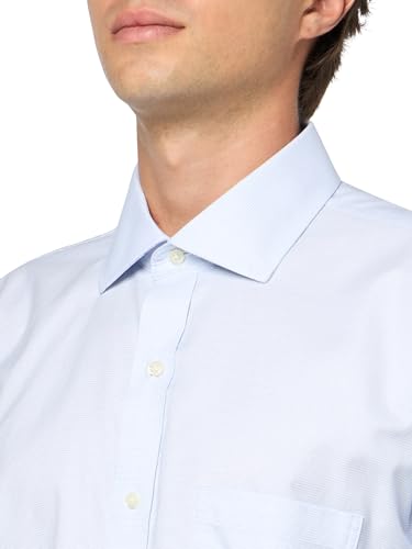 Brooks Brothers Men's Stretch Supima Cotton Non-Iron Twill English Collar Long Sleeve Dress Shirt