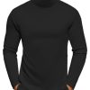 Men's Turtleneck Long Sleeve Turtle Neck Shirts Basic Lightweight Undershirt Thermal Pullover Sweater S-XXL