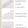 Thermal Shirts for Men Long Sleeve T Shirt Casual Basic Shirts Stretch Crew Neck Undershirts