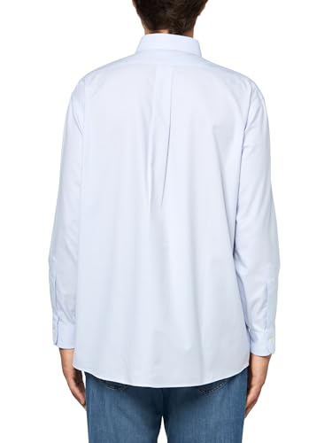 Brooks Brothers Men's Stretch Supima Cotton Non-Iron Twill English Collar Long Sleeve Dress Shirt