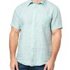 Men's Irish Linen Short-Sleeve Sport Shirt