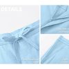 Men's Linen Pants Casual Elastic Waist Drawstring Yoga Beach Trousers