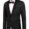 Men's Floral Tuxedo Jacket Paisley Shawl Lapel Stylish Suit Blazer Jacket for Wedding, Dinner, Party, Prom
