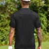 Men Polo Shirts Short Sleeve Quick Drying Athletic Collared Golf Shirts Moisture Wicking Tees