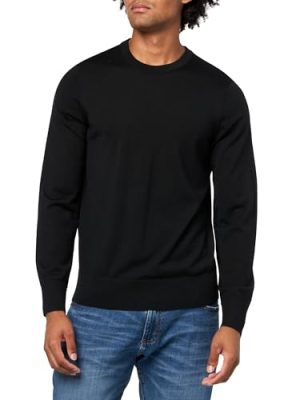 Men's Merino Wool Crewneck Long Sleeve Sweater
