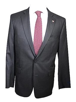 Estrato Regent Solid Charcoal Suit Size 41 Long