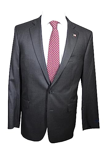 41EiTD3C35L.jpg Estrato Regent Solid Charcoal Suit Size 41 Long