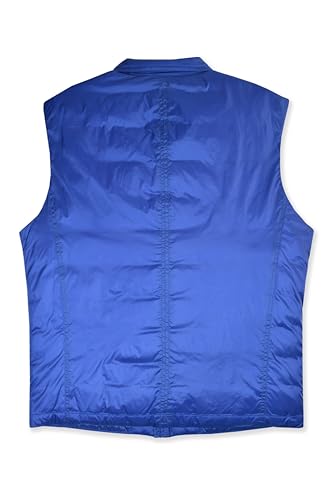 Mens Ultra Lightweight Duck Down Quilted Nylon Vest,