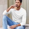 COOFANDY Mens Long Sleeve Tee Shirts Stretch Crew Neck Thermal Shirts Casual T Shirts for Men