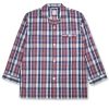 Mens Cotton Two Piece Pajama Shirt and Pants Lounge Set,