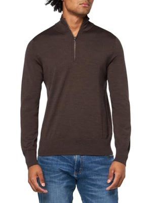 Men's Merino Wool Half-Zip Sweater