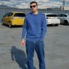 Men's Crew Neck Sweater Slim Fit Lightweight Sweatshirts Knitted Pullover for Casual Or Dressy Wear