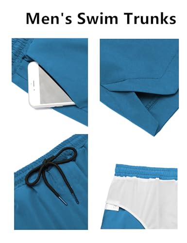 Men's Swim Trunks Quick Dry Board Shorts Swimsuit Swimwear Bathing Suit