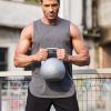 Men's 3 Pack Workout Tank Tops Sleeveless Gym Shirts Bodybuilding Fitness Muscle Tee Shirts