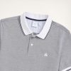 Men's Short Sleeve Cotton Pique Stretch Logo Polo Shirt