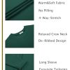 Thermal Shirts for Men Long Sleeve T Shirt Casual Basic Shirts Stretch Crew Neck Undershirts