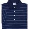 Mens Slim Fit Soft Knit Cotton Pocket Four Button Polo Shirt,