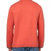 Men's Knit Diamond Quilted Half-Zip Long Sleeve Sweatshirt