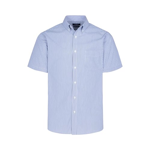 Wrinkle Free Dress Shirts for Men Regular Fit Short Sleeve Button Down Shirts Business Casual Shirts