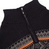 Men's Quarter Zip Pullover Sweater Casual Zip Up Polo Sweater Knit