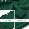 Men's Fleece Crewneck Sweatshirt Cotton Long Sleeve Pullover Casual Thermal Shirts