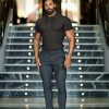 Collared Muscle Polo Shirts Men Slim Fit Textured Knit Polo Shirts Short Sleeve Button Down Shirts Casual Stylish
