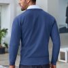 Men's Crew Neck Sweater Slim Fit Lightweight Sweatshirts Knitted Pullover for Casual Or Dressy Wear