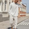 Men's Linen Harem Capri Pants Lightweight Loose 3/4 Shorts Drawstring Elastic Waist Casual Beach Boho Yoga Trousers