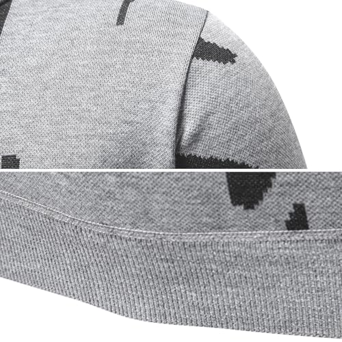 Mens Turtleneck Sweaters Cable Knit Long Sleeve Men's Pullover Sweaters