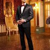 COOFANDY Men's Floral Tuxedo Jacket Jacquard Suit Jacket Slim Fit Blazer for Wedding, Prom, Dinner