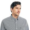 Men's Wrinkle Resistant Long Sleeve Button Front Shirt