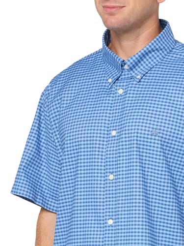 517W0B3TyL.jpg Men's Non-Iron Button Down Stretch Oxford Short Sleeve Sport Shirt