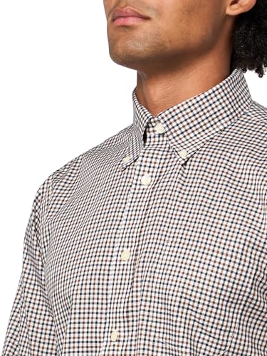 Men's Non-Iron Button Down Stretch Twill Long Sleeve Sport Shirt