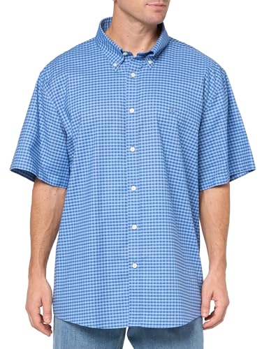 51PVQAeJbLL.jpg Men's Non-Iron Button Down Stretch Oxford Short Sleeve Sport Shirt