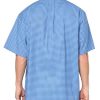 51SIcDWZc9L.jpg Men's Non-Iron Button Down Stretch Oxford Short Sleeve Sport Shirt