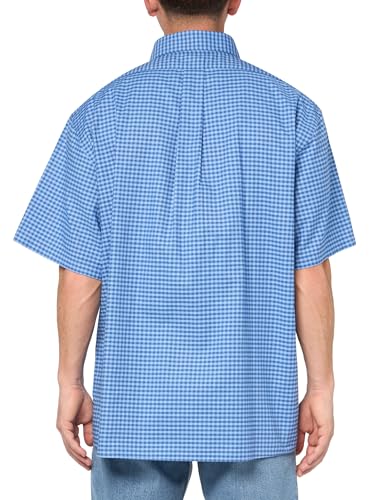 51SIcDWZc9L.jpg Men's Non-Iron Button Down Stretch Oxford Short Sleeve Sport Shirt