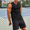 Men's 3 Pack Workout Tank Tops Gym Sleeveless Shirts V Neck Bodybuilding Muscle Tee Shirt