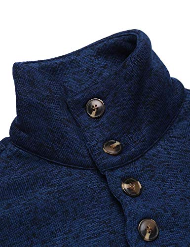 Men Casual Knit Pullover Sweatshirt Slim Fit Thermal Fashion Sweater