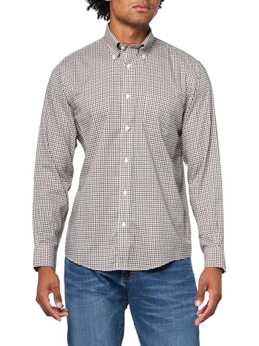 Men's Non-Iron Button Down Stretch Twill Long Sleeve Sport Shirt