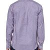 Stretch Cotton Non-Iron Oxford Polo Button Down Collar, Navy Ground Check Shirt, Navygroundchk
