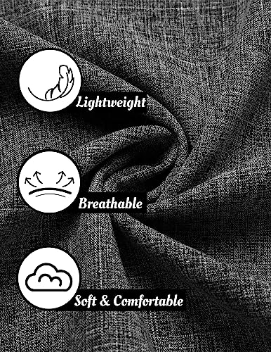 Men's Linen Shirts Short Sleeve Casual Shirts Button Down Shirt for Men Beach Summer Wedding Shirt